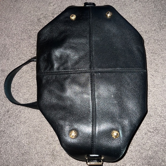 Michael Kors Layton Black Leather Satchel Bag - Picture 5 of 12